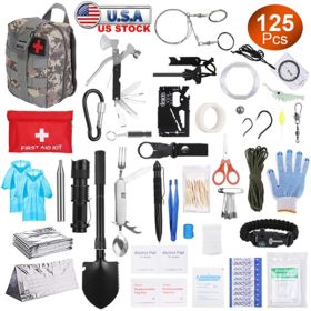 125 in 1 Survival Kits, Gifts for Men