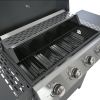 Propane Grill 4 Burner Barbecue Grill Stainless Steel Gas Grill