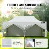 VEVOR 10x20 FT Pop up Canopy with Removable Sidewalls, Instant Canopies Portable Gazebo & Wheeled Bag, UV Resistant Waterproof