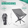 SUNNYFEEL Ultralight Folding Camping Chair, Portable Backpacking Chairs Lightweight, Small Compact Collapsible Camp Chair